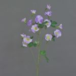 Konstgjord trichterblomma, gren IORDANIS, lila-grön, 80cm, Ø3-5,5cm