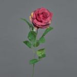 Konstblomma ros PEZOS, vinröd, 60cm, Ø10cm