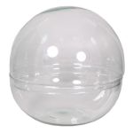 Kulformad terrarium BRYSON i glas, återvunnet, klart, 28cm, Ø28cm