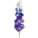 Konstgjord blomma, riddarsporre SETSUKO, mörkblå-lila, 95cm, Ø14cm