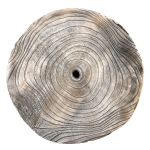 Kotouč z paulovnie JESSALYN, šedý, Ø38-40cm