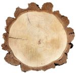 Björkskiva MORGANIE, natur, Ø34-47cm