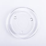 Rund ljusunderlägg VINCENTIA i glas, klar, Ø11cm