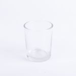 Te-ljushållare i glas MALI, klar, 6,5cm, Ø5,5cm