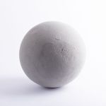 ®mosy DEINA-boll av stickskum för konstblommor DEINA, grå, Ø25cm