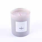 Doftljus MIREYA i glas, Fireside, grå, 9,3cm, Ø7,9cm, 35 timmar