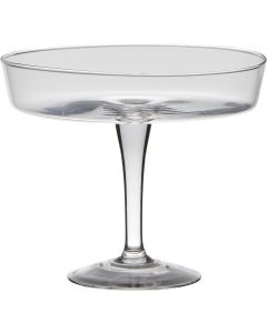 Serveringsskål i glas MICK på fot, transparen, 20,5cm, Ø24,5cm Serveringsskål i glas MICK på fot, transparen, 20,5cm, Ø24,5cm