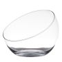 Dekorationsskål NELLY EARTH i glas, klar, 17cm, Ø20cm
