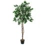 Konstgjord bougainvillea BANU, äkta stammar, blommor, vit, 180cm