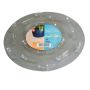 Rund blomkrukaunderlägg DUNIK av plast, transparent, 2cm, Ø30cm