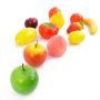 Plastfrukter Mix FIDAN, färgglada, 5-8cm