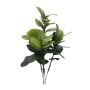 Konstgjord Ficus Elastica LIVA på stickpinne, grön, 100cm