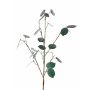 Dekorativ kvist Lunaria LOUDIAS, petrolgrön, 90cm