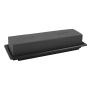 OASIS® Black Ideal våtsteckskum, rektangulär för blomsterarrangemang, i skål av papperskomposit, svart, 25x9x5cm