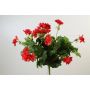 Konstblomma pelargon MIA på stativ, röd, 40cm, Ø5-8cm