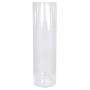 Golvvas, cylinderformad, SANYA OCEAN, i glas, klar, 70cm, Ø19,5cm