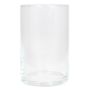 Bordslampa SANYA OCEAN, glas, cylinder, klar, 20cm, Ø11,5cm