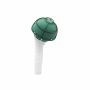 OASIS® våtsvamp för brudbukett med vinklat plasthandtag, galler, grön, Ø7cm