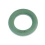 OASIS® våtstickskum Ring, EcoBase hårdskumbotten, grön, 4cm, Ø25cm