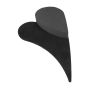 OASIS® Black Ideal våtblomstermassa hjärta med svans, Bioline träunderlag, svart, 42x25x4,5cm