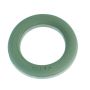 OASIS® våtsteckskum, ring, EcoBase-botten av hårdskum, grön, 4,5cm, Ø30cm