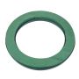 OASIS® våtsticksmassa, krans i Naylor Base Papercompound-skål, halkskyddsnoppar, grön, 5cm, Ø30cm