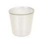 Maxi-te-ljusglas ALENA SHINY, glänsande silver, 9cm, Ø10cm