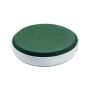 OASIS® Rund skål med våt stickskum för blomsterarrangemang, i plastskål, grön-vit, 6cm, Ø25cm