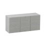 OASIS® mossa i blockform för konstblommor, med skärlinjer, grå, 23x11x7,5cm