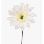 Konstgjord gerbera FRALWE, Eco Collection, vit, 65cm, Ø13cm