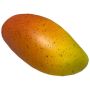 Dekorationsfrukt Mango WERTU, orange-gul-grön, 14,5cm, Ø8cm
