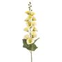 Konstgjord blomma stockros WHYNRA, ljusgul, 105cm