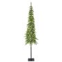 Konstgjord gran med hög stam MOLDE DELUXE, LED-lampor, 180cm, Ø50cm
