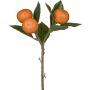 Konstgjord mandarinkvist SHARLEEN med frukter, orange, 25cm