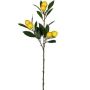 Konstgjord citrongren ADRIANNA med frukter, gul, 70cm