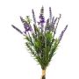 Konstgjord blomsterbukett med lavendel CURBA, lila, 35cm
