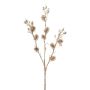 Dekorativ kulsdistelgren FRONKA med pärlor, champagnefärgad, 50cm