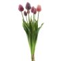 Konstgjord tulpanbukett Mix LONA, rosa-mauve, 45cm, Ø20cm