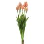 Konstgjord tulpanbukett Mix LONA, persika-orange, 45cm, Ø20cm