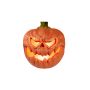 Halloween-pumpa FLANKY, orange, LED, 18x16x19,5cm