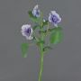 Dekorativ kvist med penséer SIANIE, lila-blå-vit, 35cm, Ø5-6,5cm