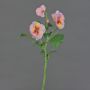 Dekorativ kvist med penséer SIANIE, rosa-cerise-gul, 35cm, Ø5-6,5cm
