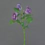 Dekorativ kvist med penséer SIANIE, violett-blå-vit, 35cm, Ø5-6,5cm
