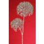 Konstgjord björnklövgren OTRIS, silver, 95cm, Ø15-20cm