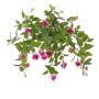 Konstgjord fuchsia KROUSIA, stödpinne, rosa-violett, 30cm, Ø5cm