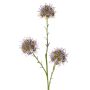 Konstgjord Allium-gren ZEBU, lila, 65cm, Ø7cm