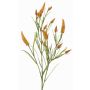 Dekorativ kvist, konstgjord klöver EUTIN med blommor, orange-grön, 80cm, Ø1,5-2cm