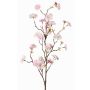 Konstgjord prydnadspersikagren KENZUN, blommor, ljusrosa, 110cm, Ø2-6cm