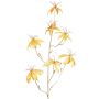 Sammet, Gloriosa-dekorationsgren NESTOS, gul-guld, 110cm