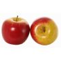 Dekorationsäpple ADALBERO, röd-gul, Ø8cm